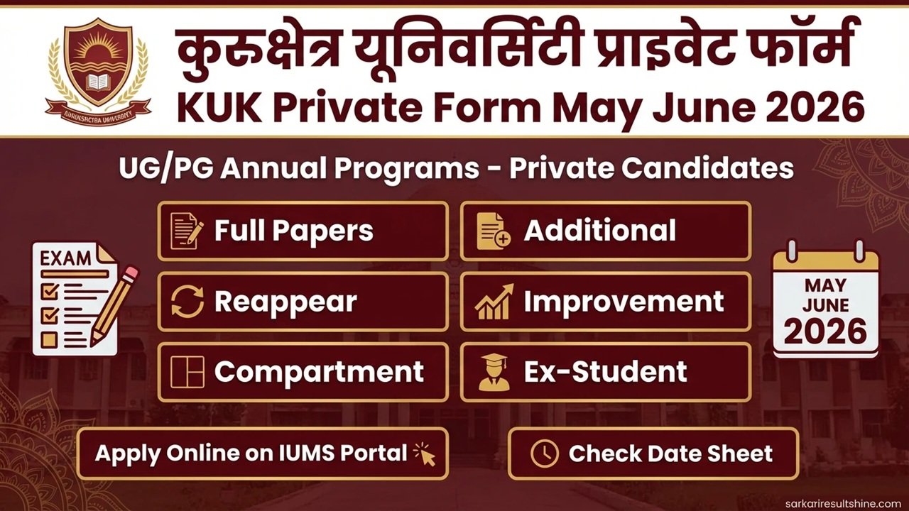 KUK Private Form May June 2026
