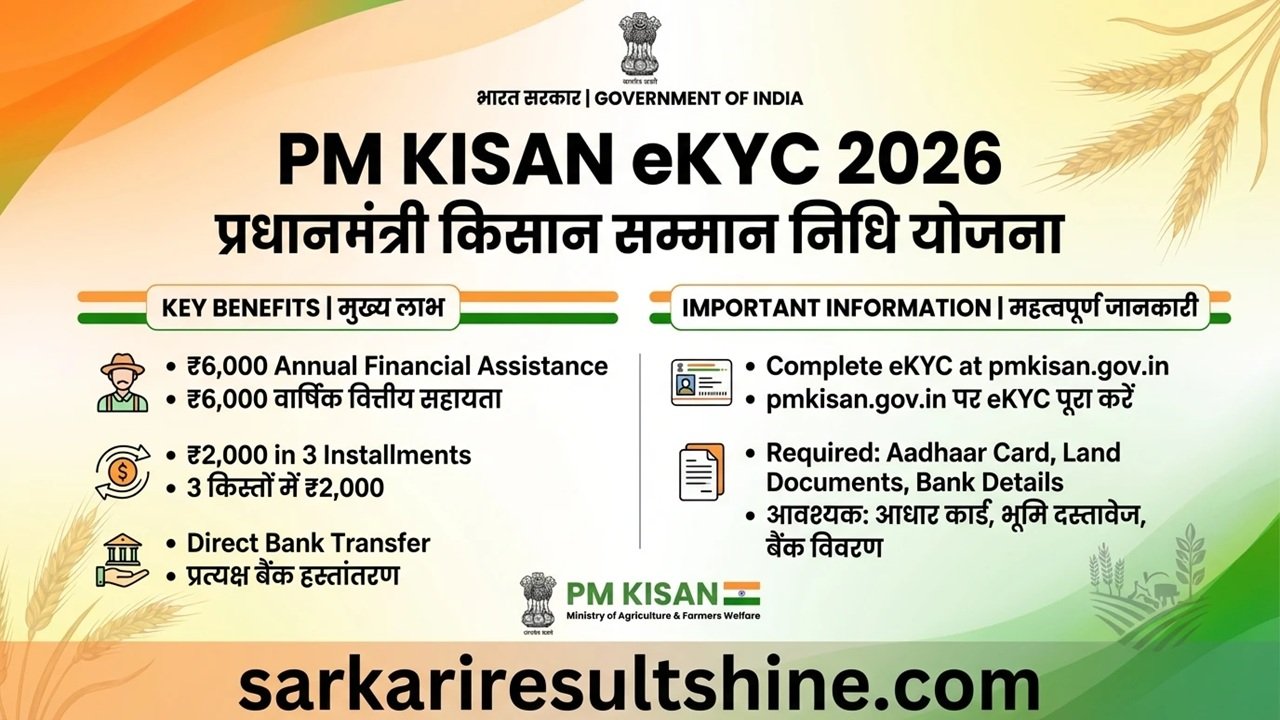 PM KISAN eKYC 2026