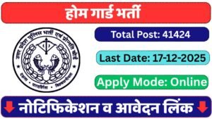 UP Home Guard Recruitment 2025