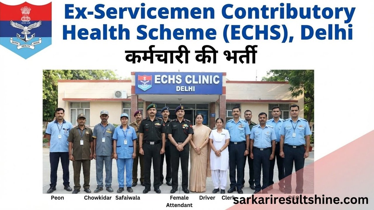 ECHS Delhi Recruitment 2026