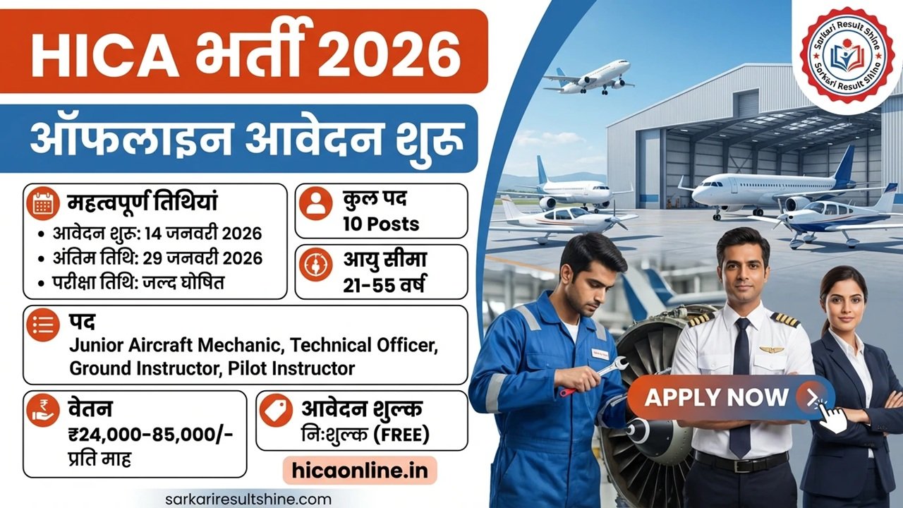 HICA Recruitment 2026