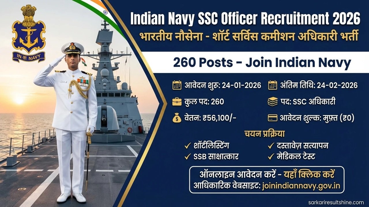 Indian Navy SSC Officer Recruitment 2026
