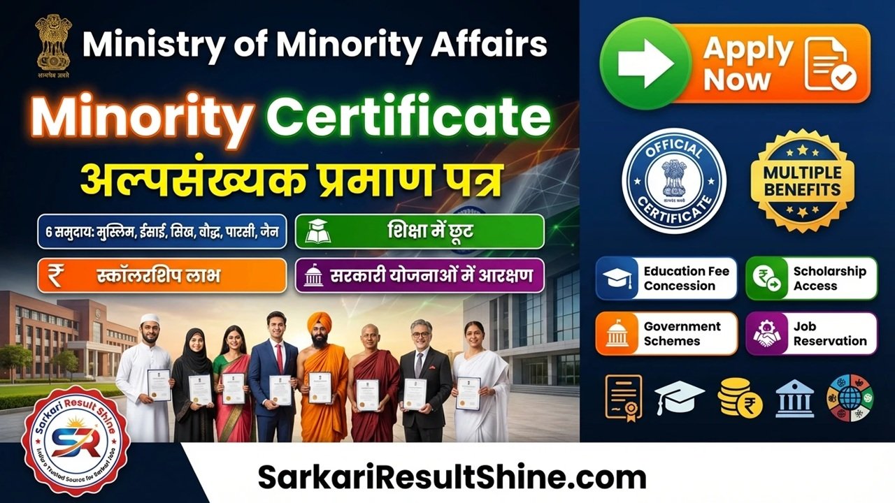 Minority Certificate