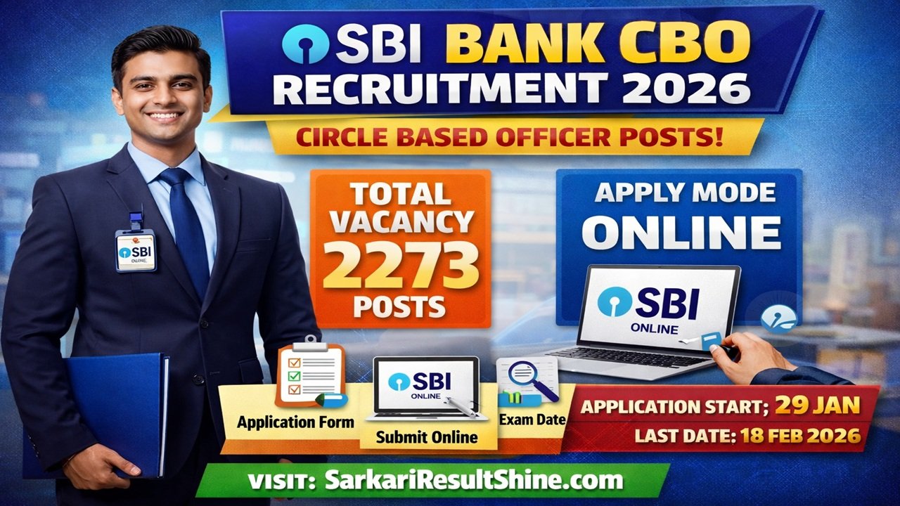SBI Bank CBO Recruitment 2026