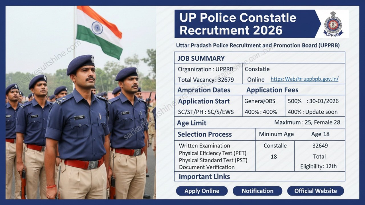 UP Police Constable Recruitment 2026
