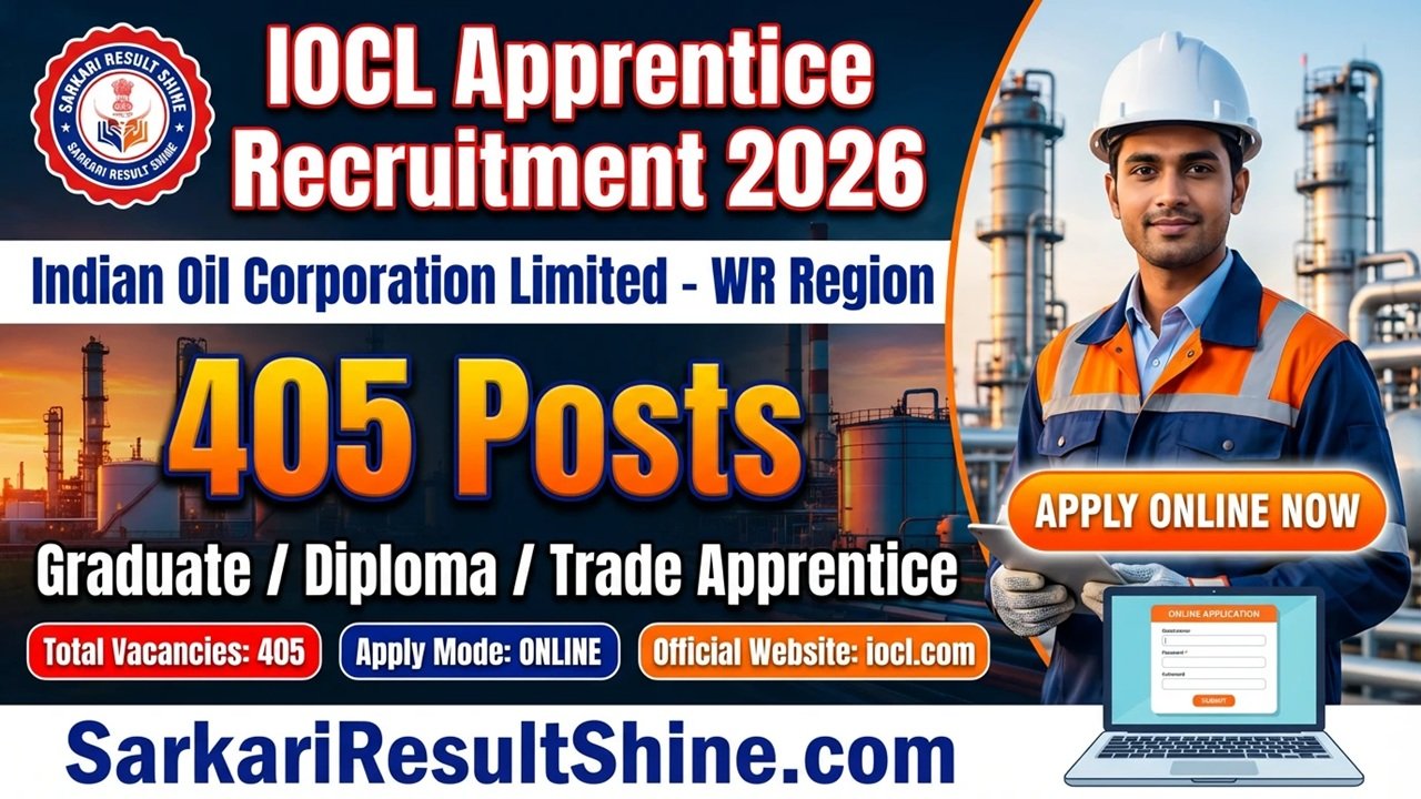 WR Region IOCL Apprentice Recruitment 2026