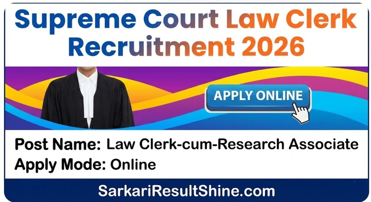 Supreme Court Law Clerk Recruitment 2026