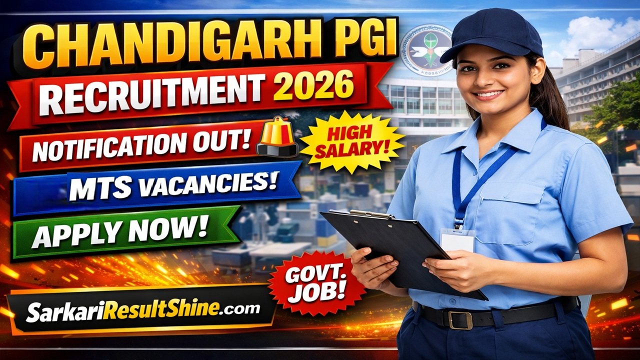 Chandigarh PGI Recruitment 2026