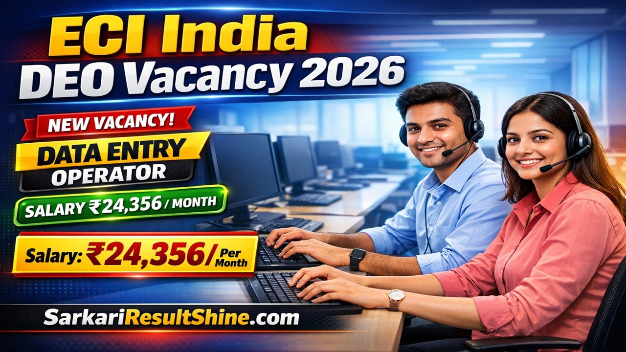 ECI India DEO Vacancy 2026