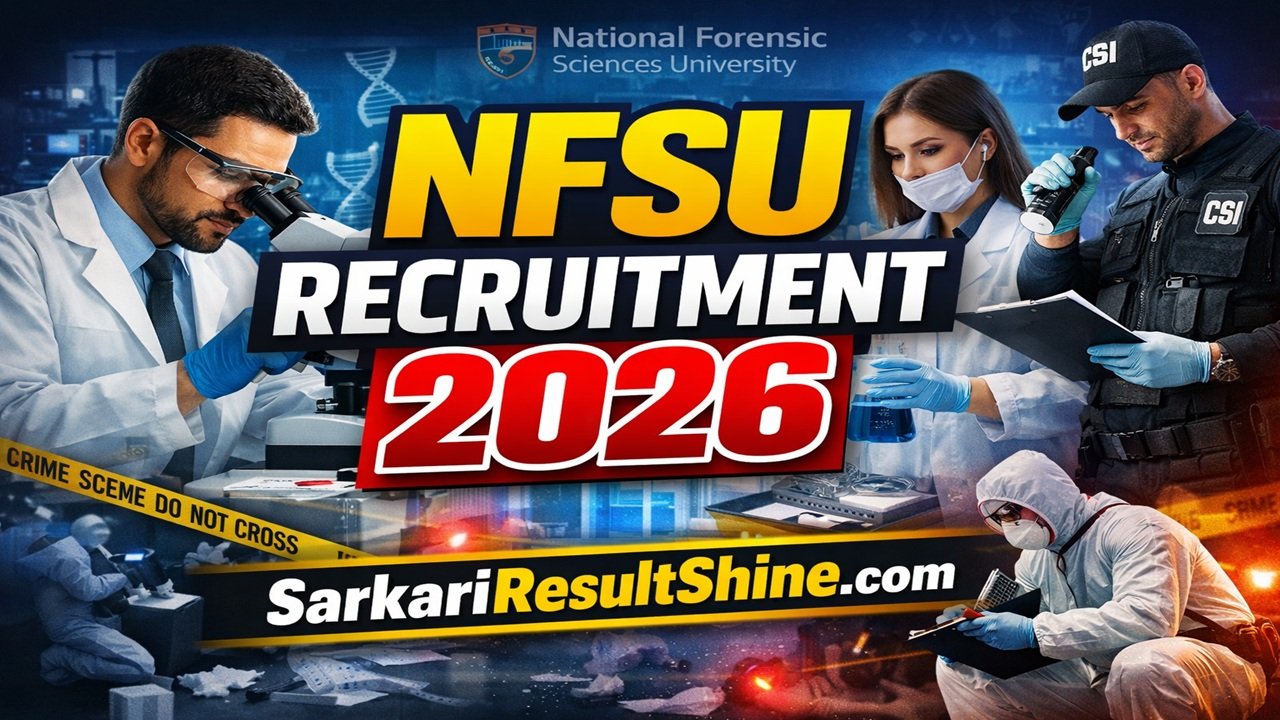 NFSU Vacancy 2026