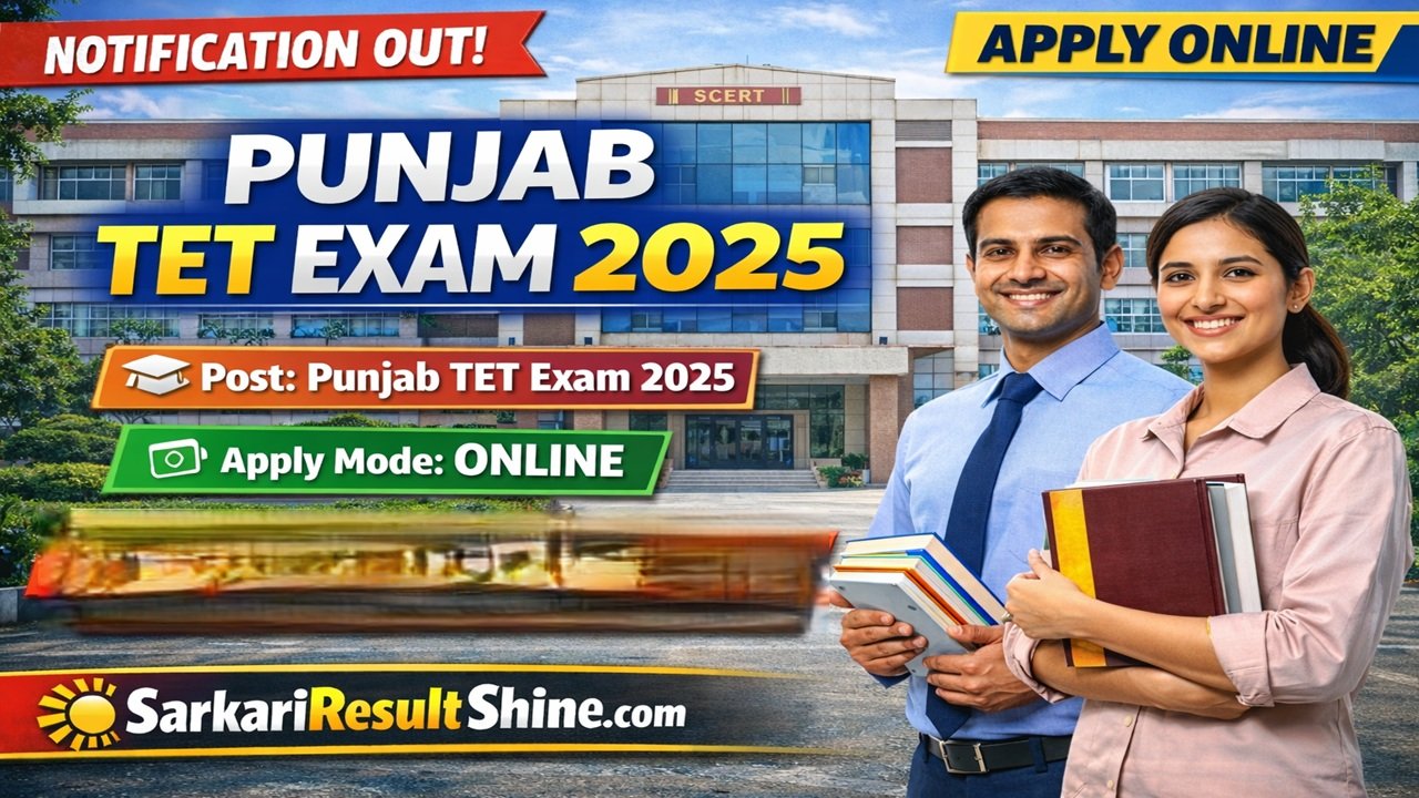 Punjab TET Exam 2025