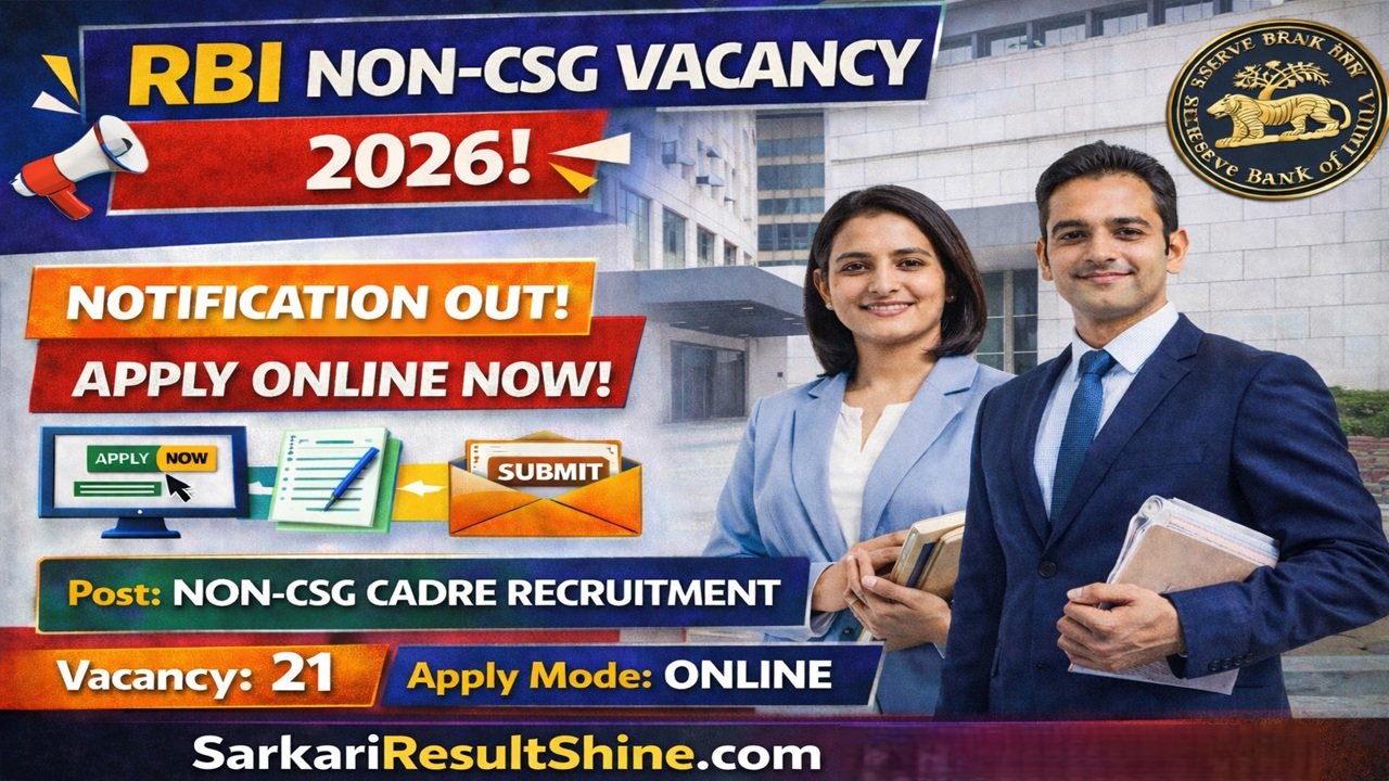 RBI Non-CSG Vacancy 2026
