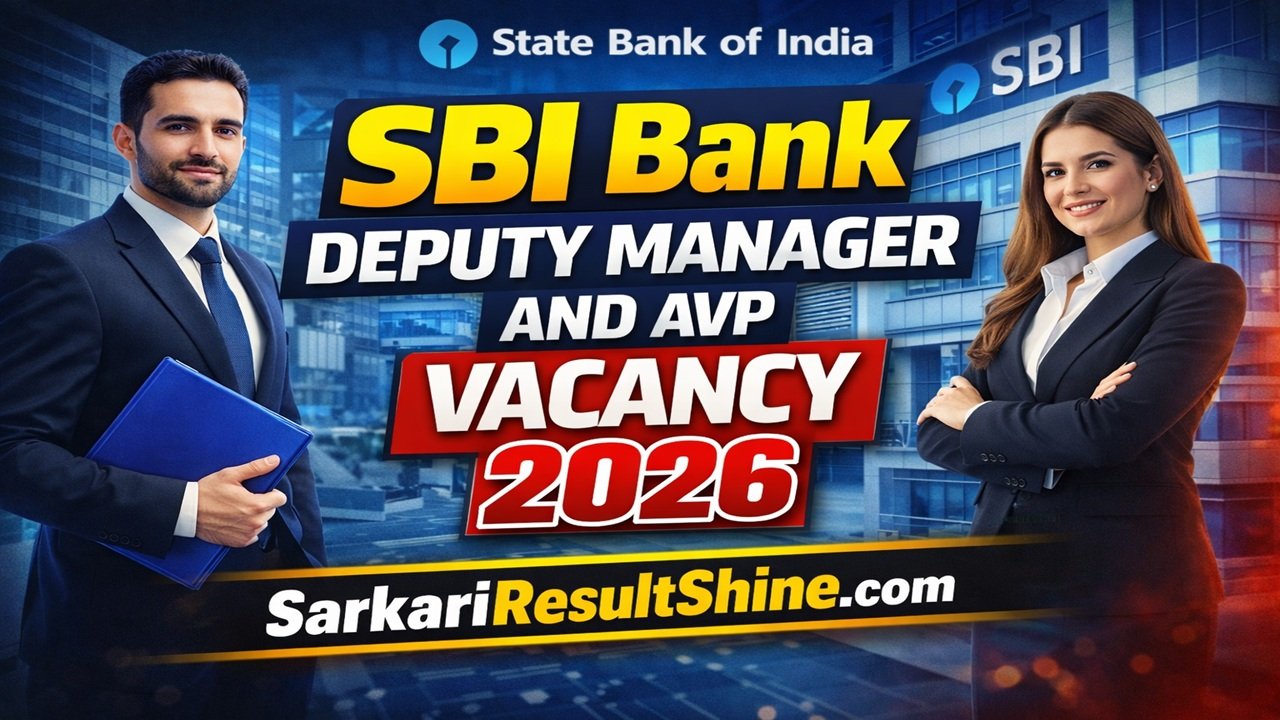 SBI Bank Deputy Manager and AVP Vacancy 2026