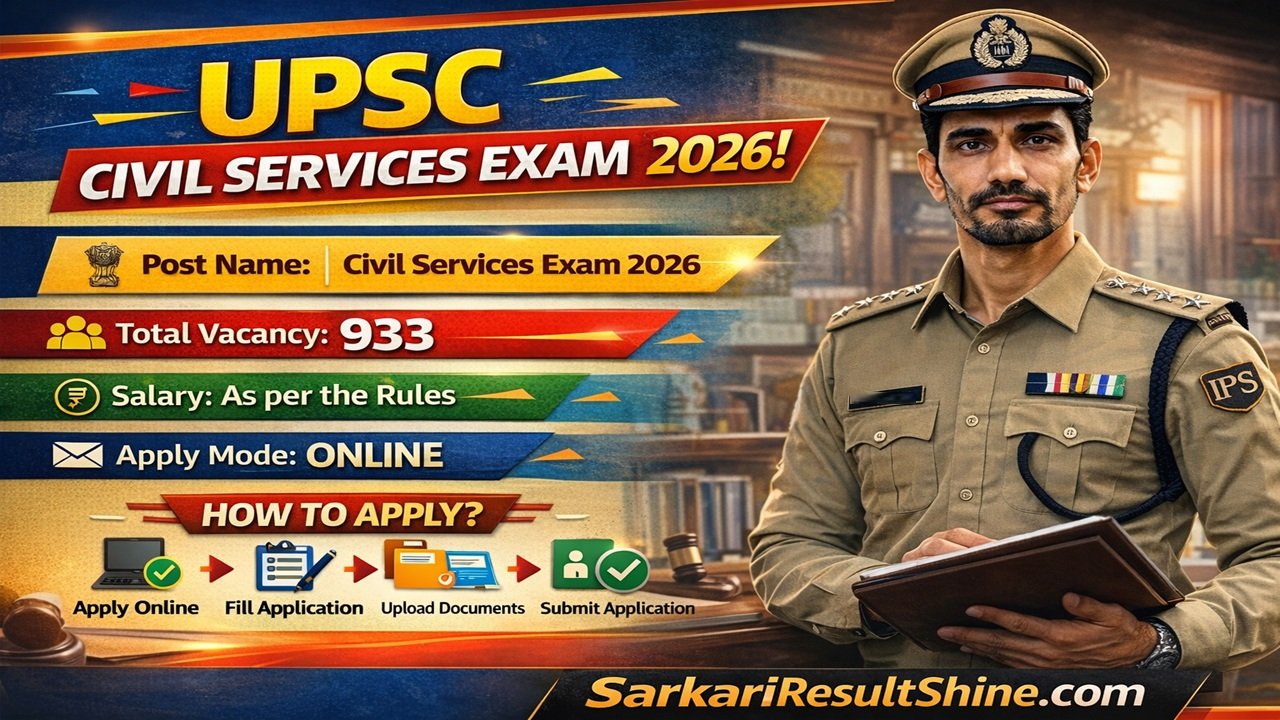 UPSC Civil Services Exam 2026