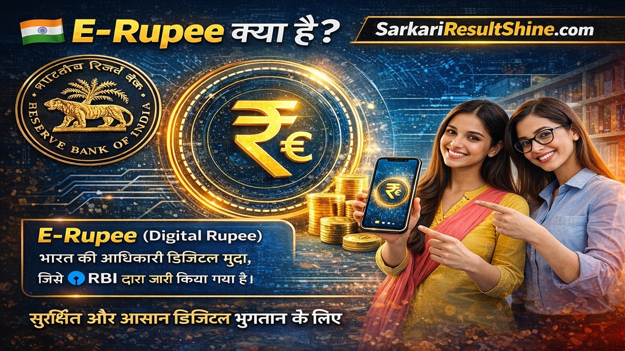 What is e-Rupee, the digital rupee