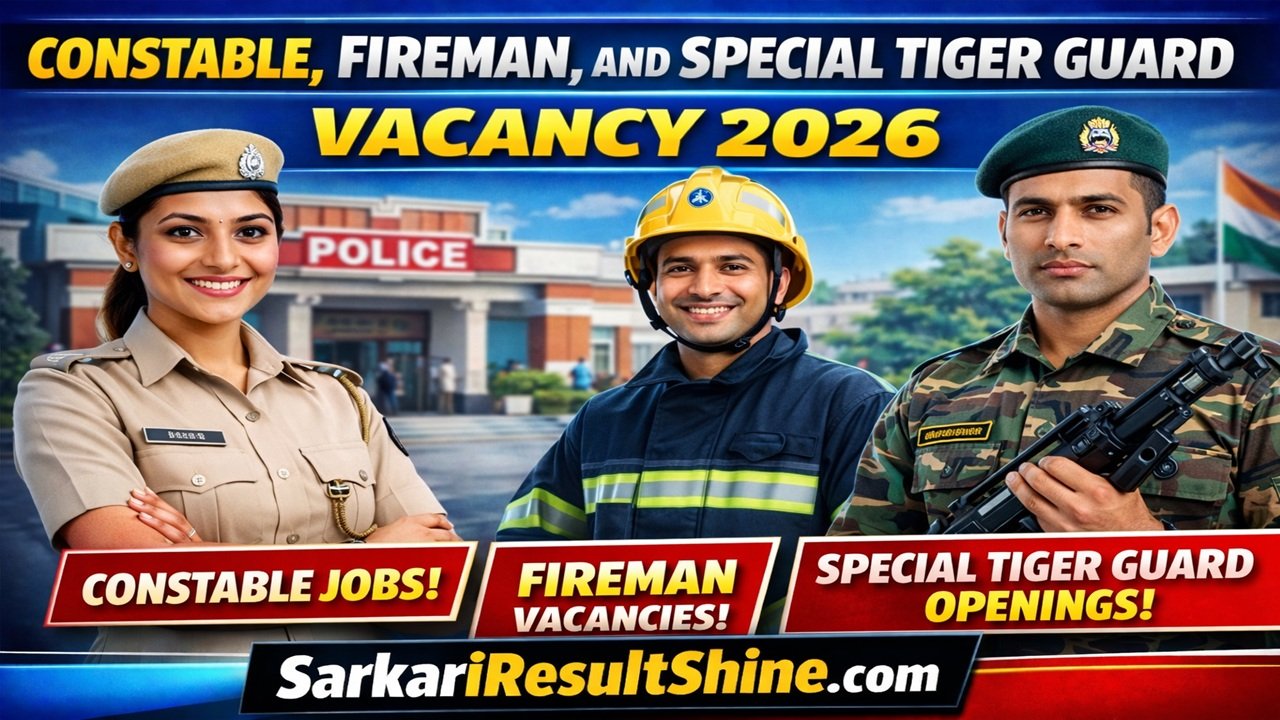 APSSB Constable, Fireman, and Special Tiger Guard Vacancy 2026