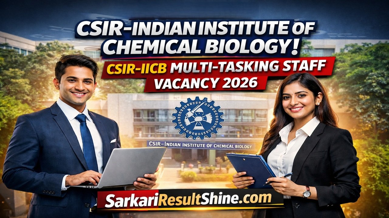 CSIR-IICB Multi-Tasking Staff Vacancy 2026