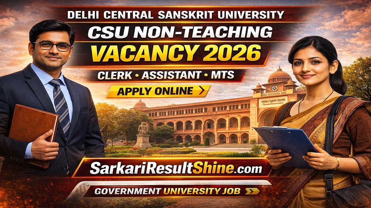 Delhi CSU Non Teaching Vacancy 2026