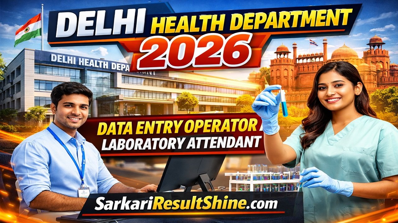 Delhi Health Department Recruitment 2026