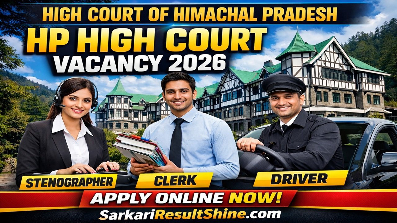 HP High Court Vacancy 2026