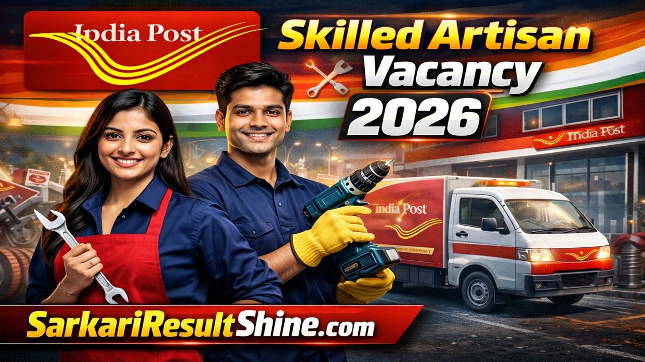 India Post Skilled Artisan Vacancy 2026