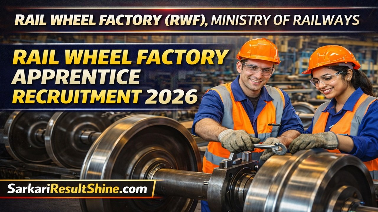 Rail Wheel Factory Apprentice Recruitment 2026