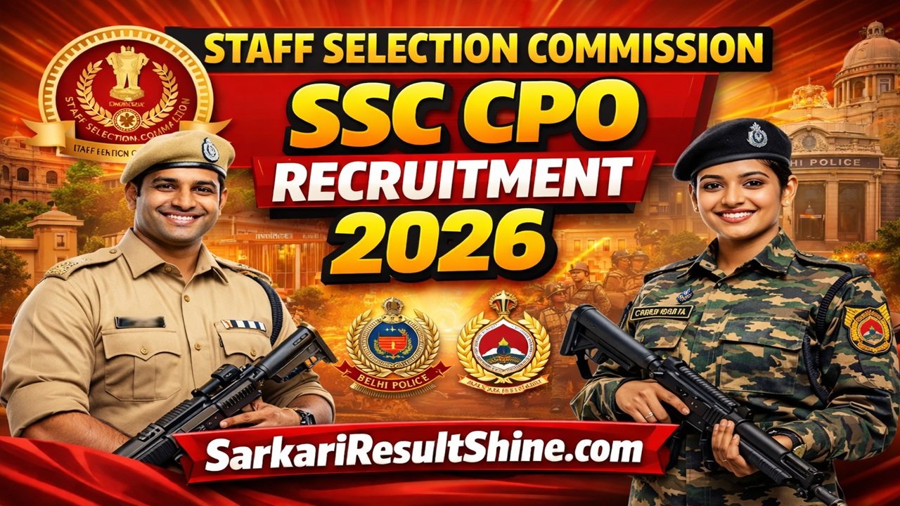 SSC CPO Recruitment 2026