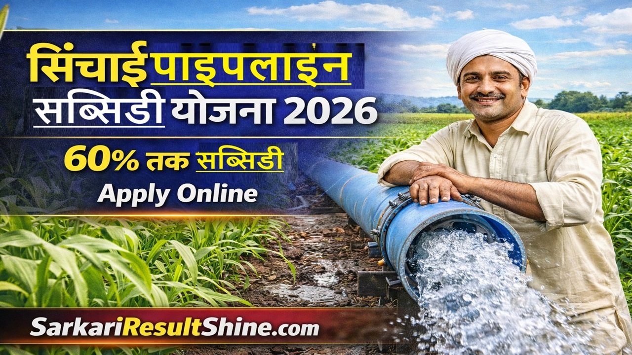 Sinchai Pipeline Subsidy Yojana 2026