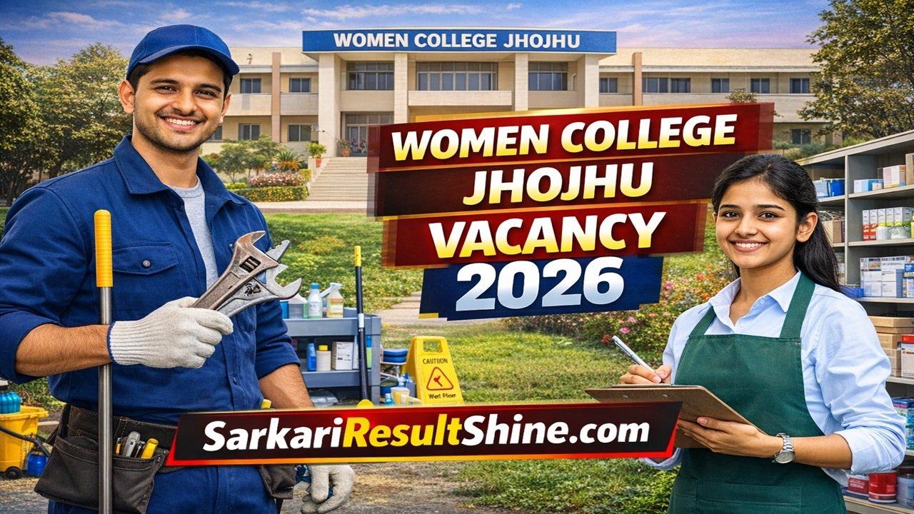 Women College Jhojhu Vacancy 2026