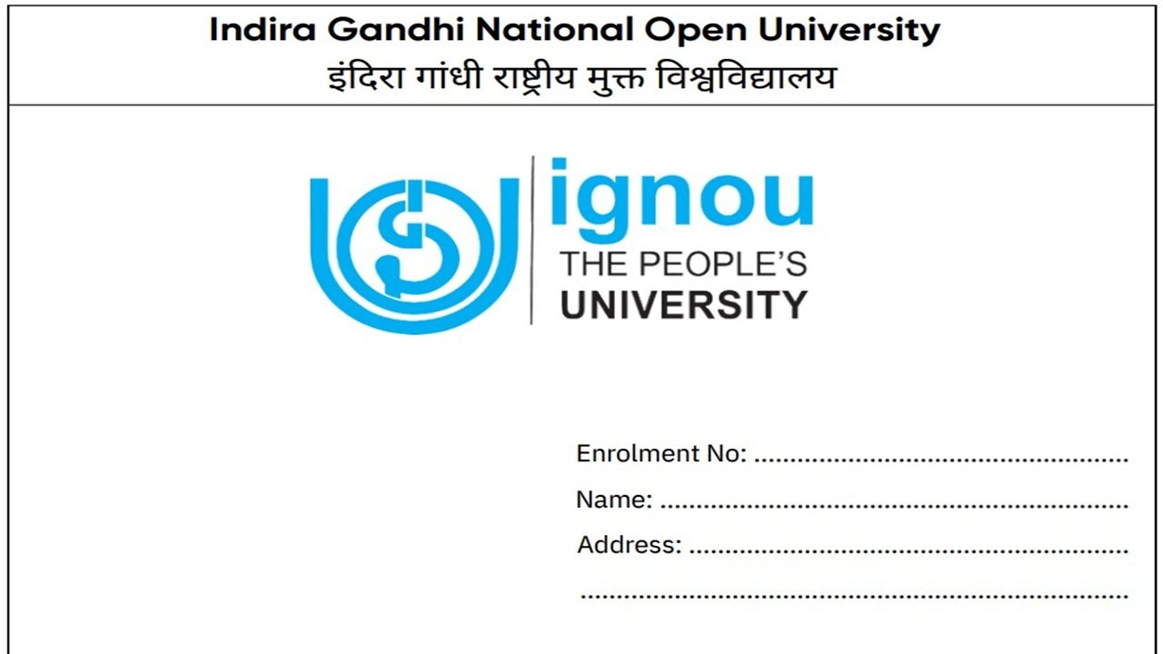 IGNOU Assignments Front Page PDF