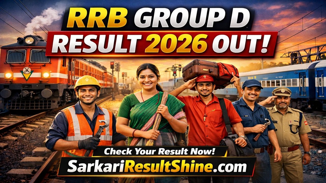 RRB Group D Result 2026 