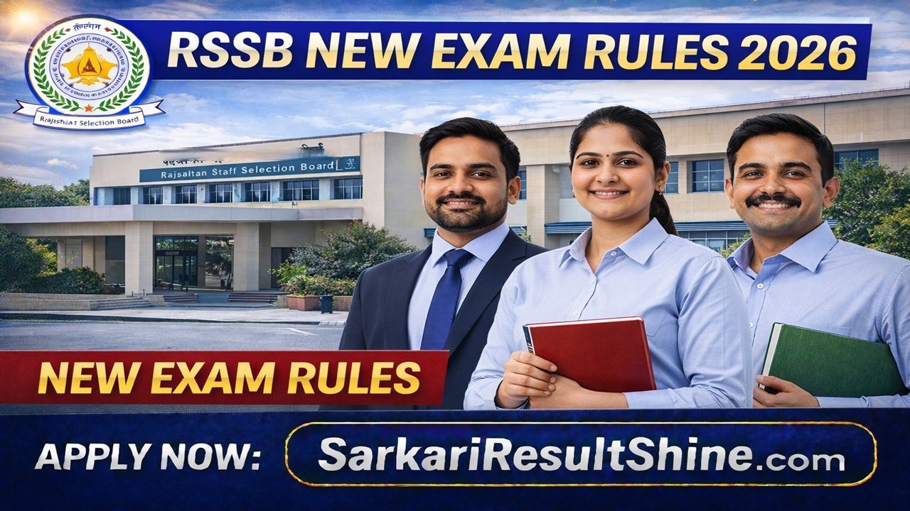 RSSB New Exam Rules 2026