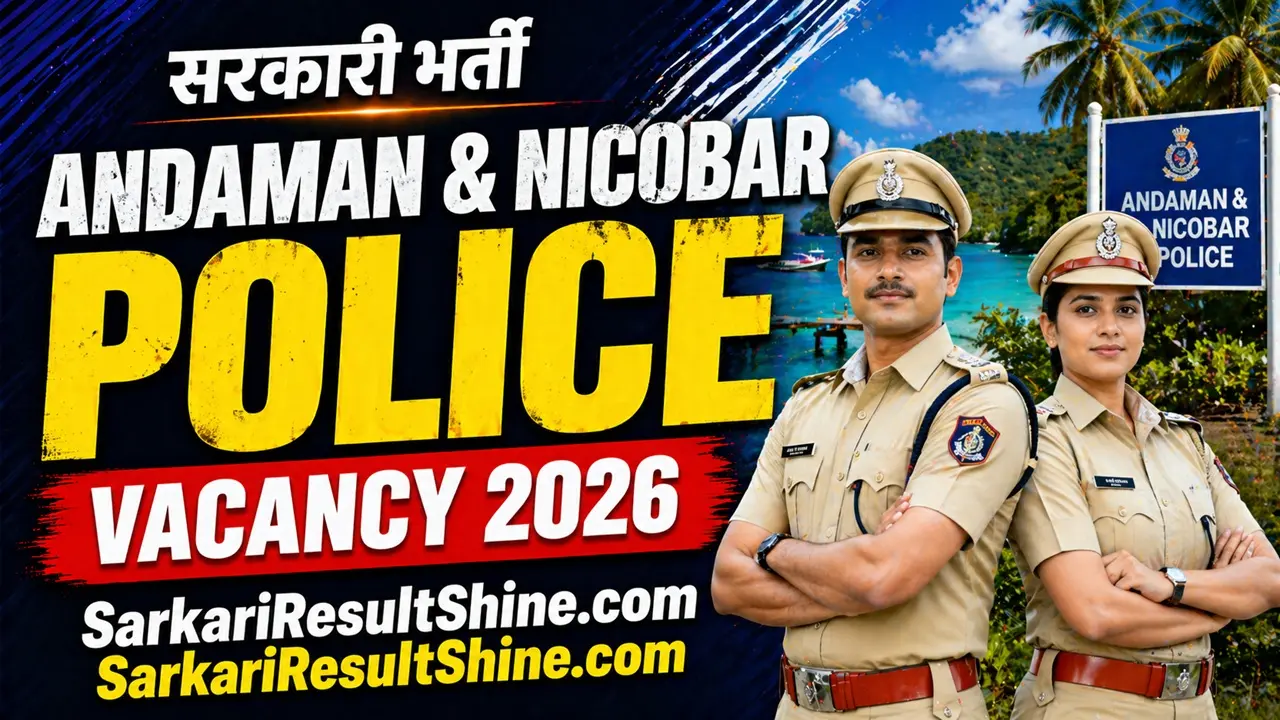 andaman & icnobar police vacancy 2026