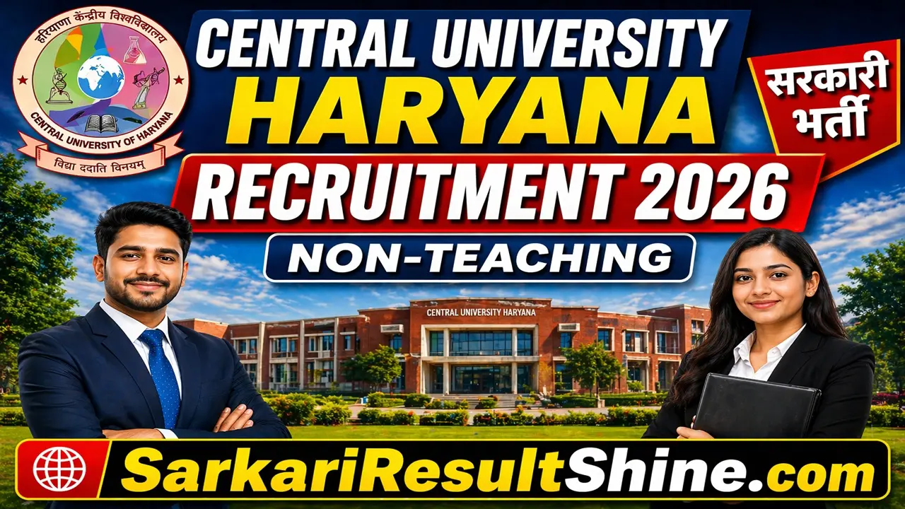 central university haryana recruitment 2026