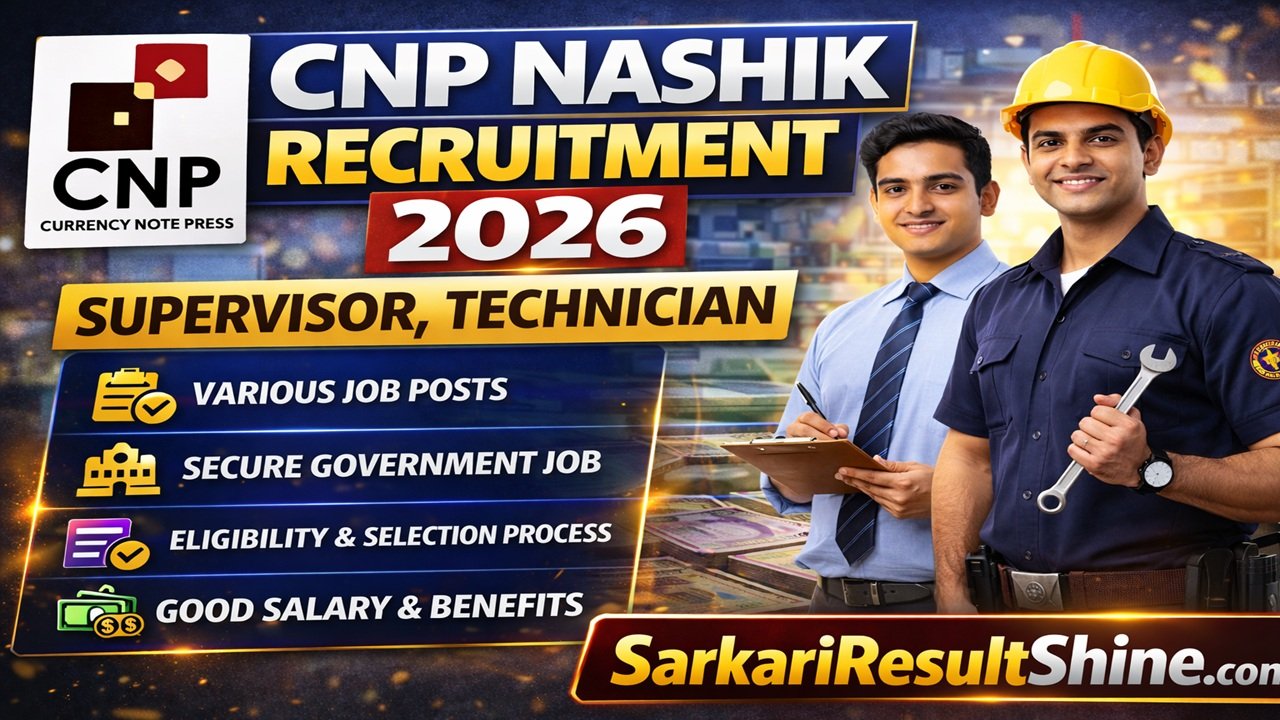 CNP Nashik Recruitment 2026