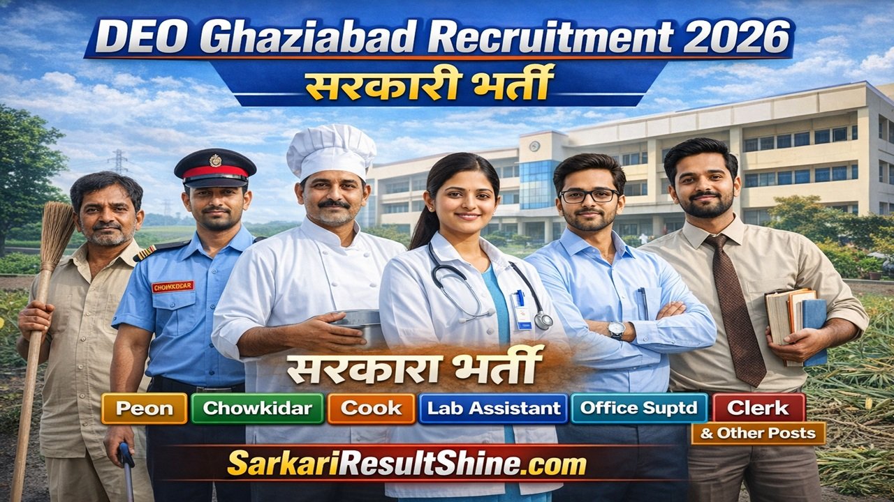 DEO Ghaziabad Recruitment 2026