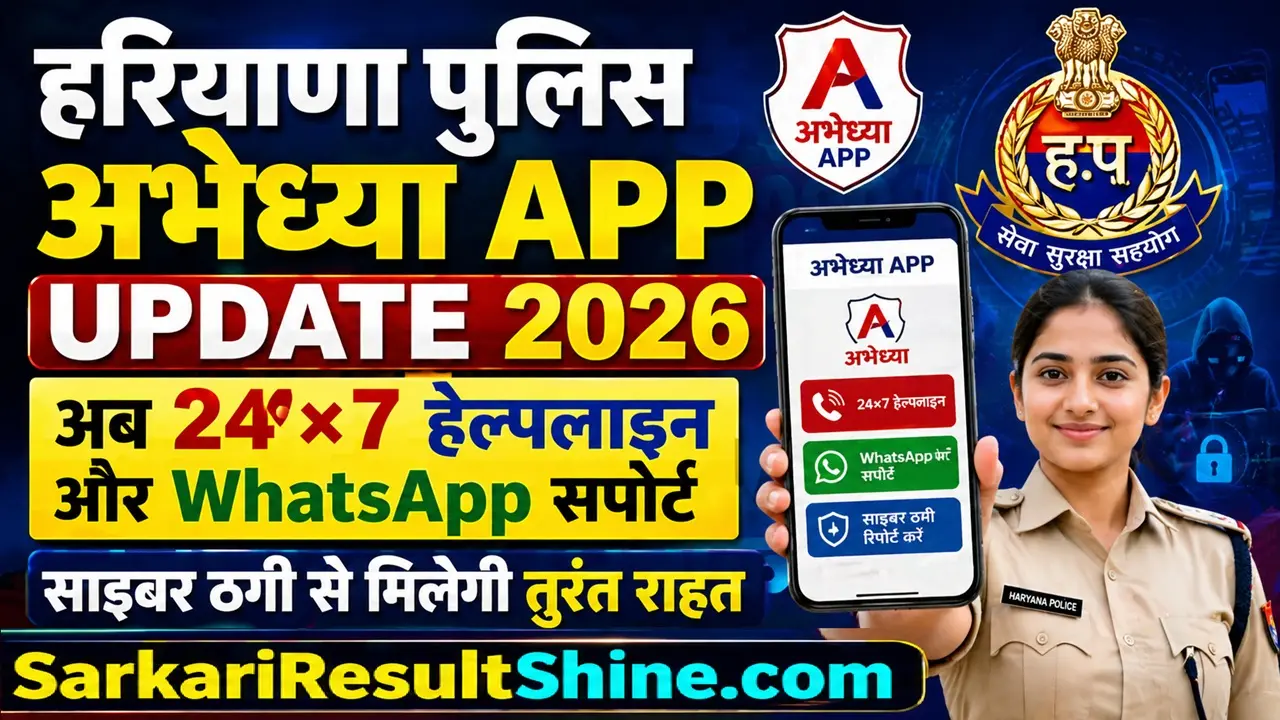 haryana police abhedya app update 2026