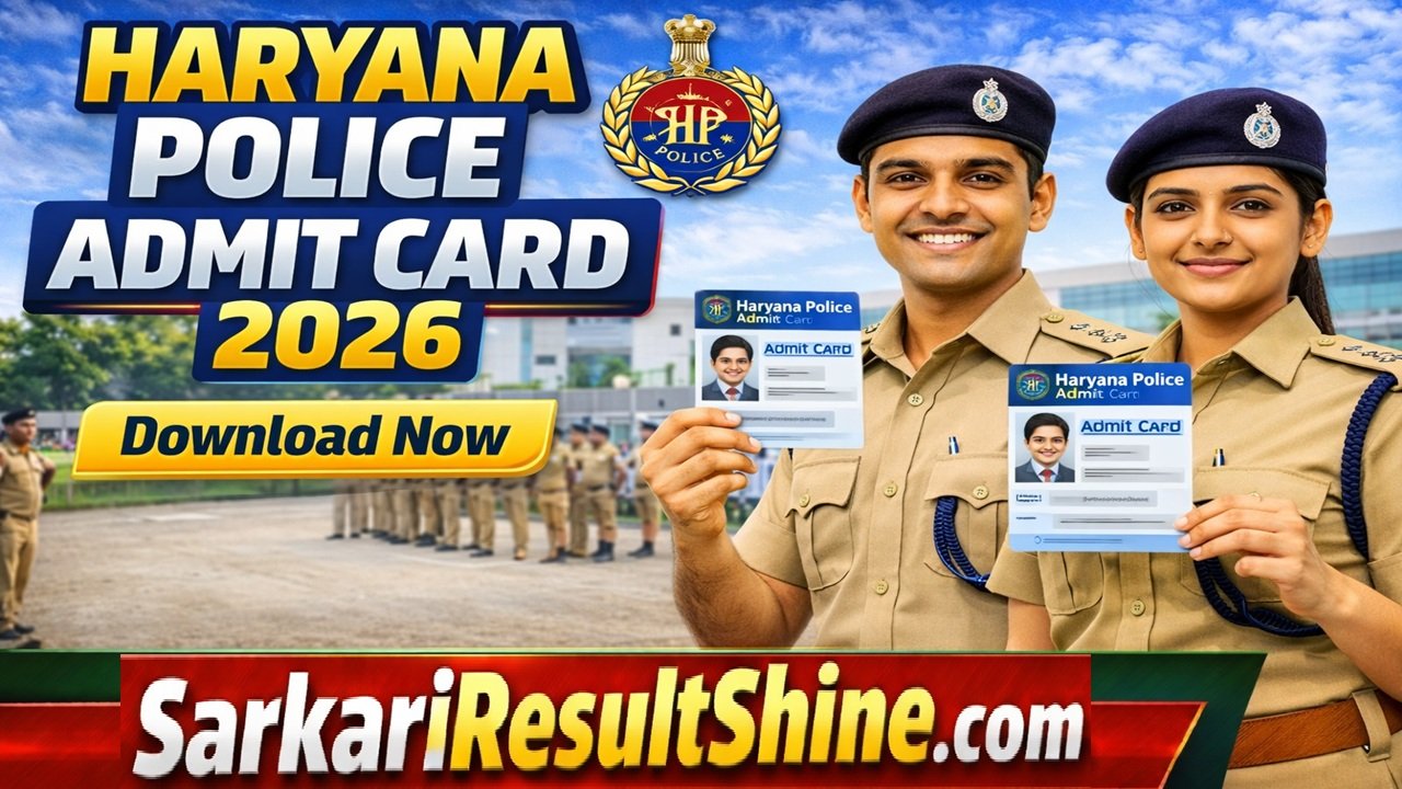 Haryana Police Admit Card 2026Haryana Police Admit Card 2026