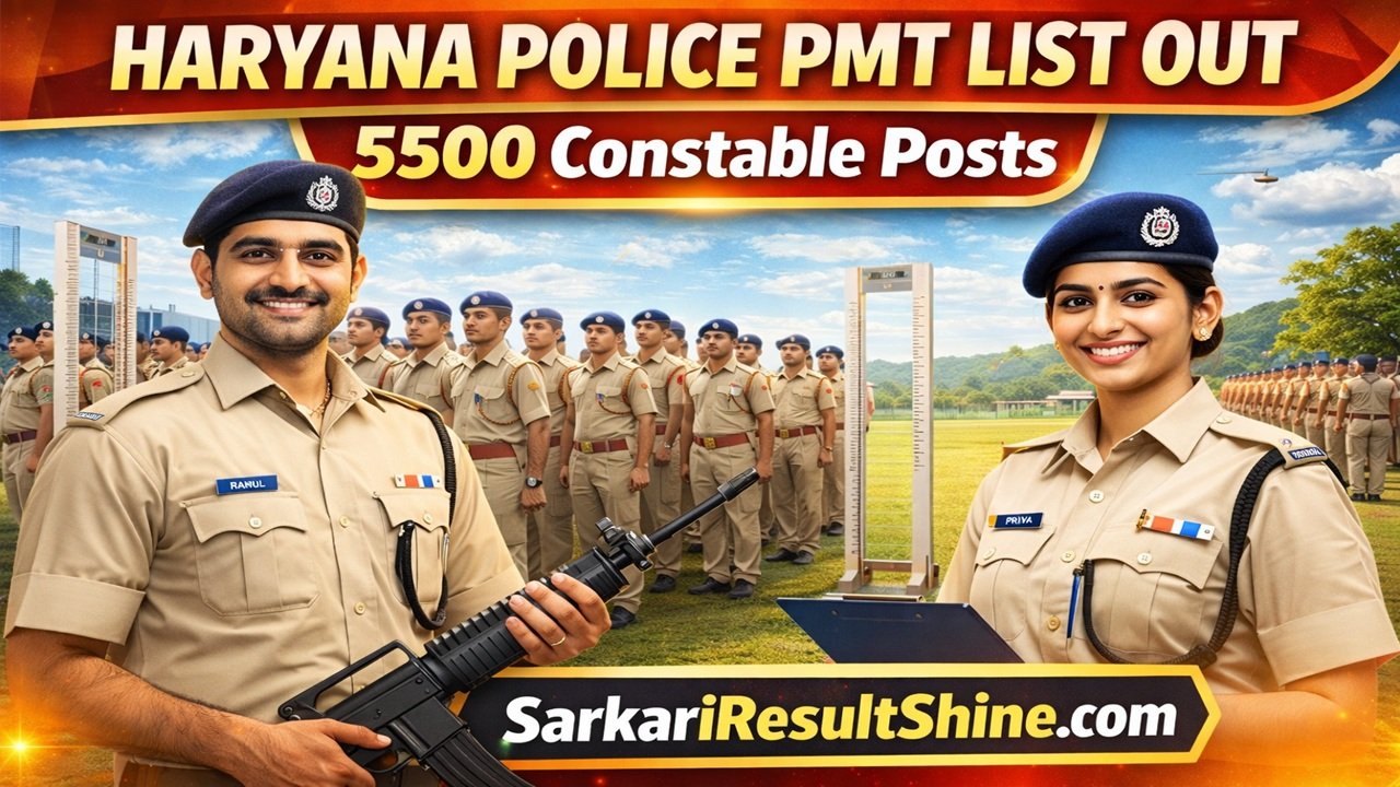 haryana police pmt list 2026 out