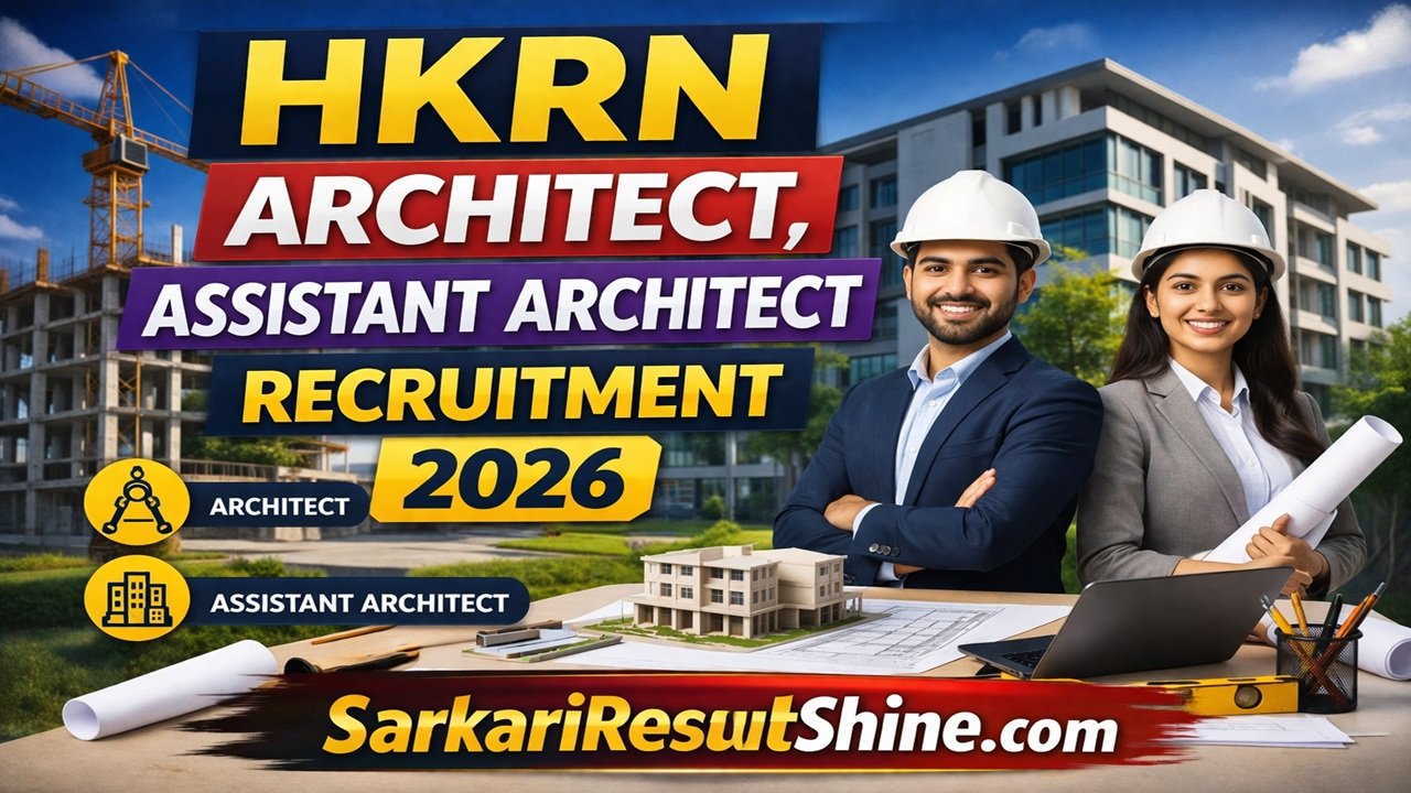 HKRN Architect, Assistant Architect Recruitment 2026