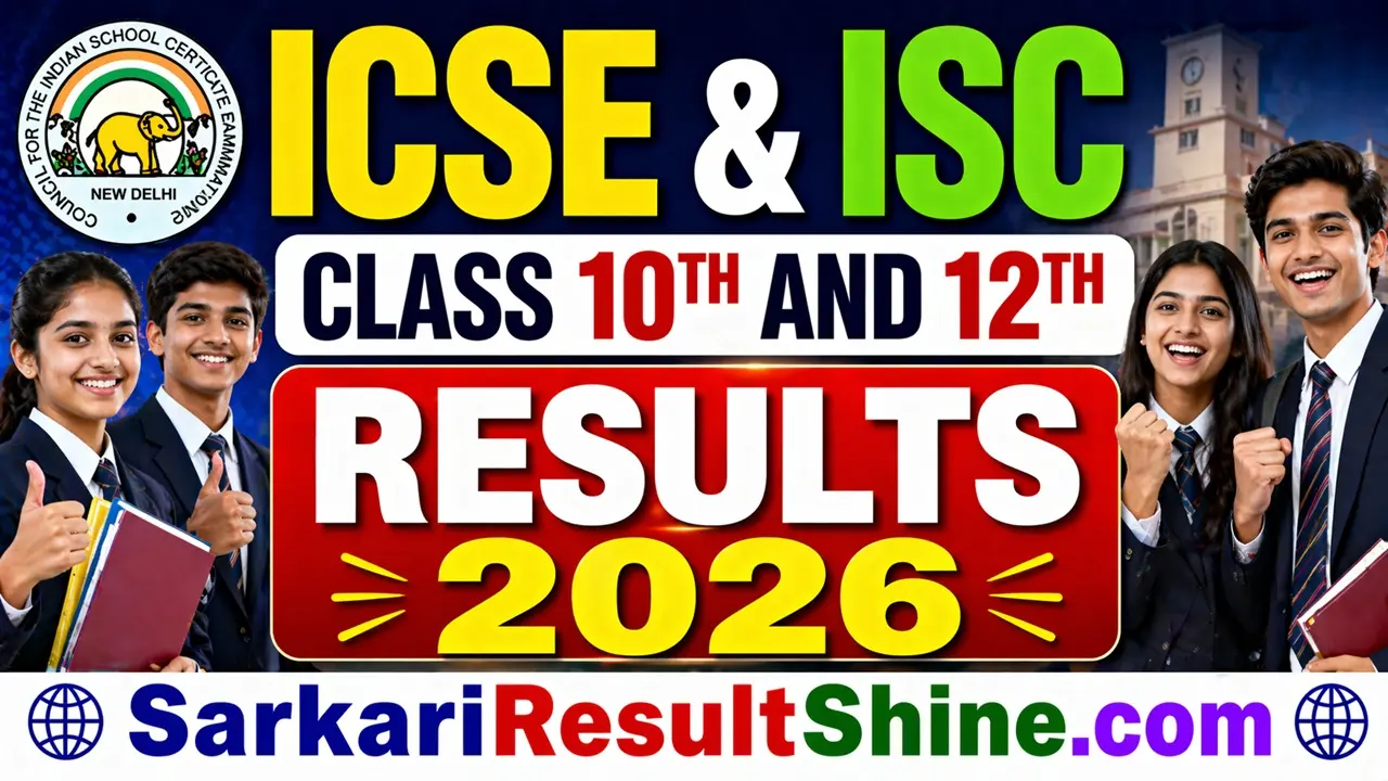 icse & isc class 10th and 12th results 2026