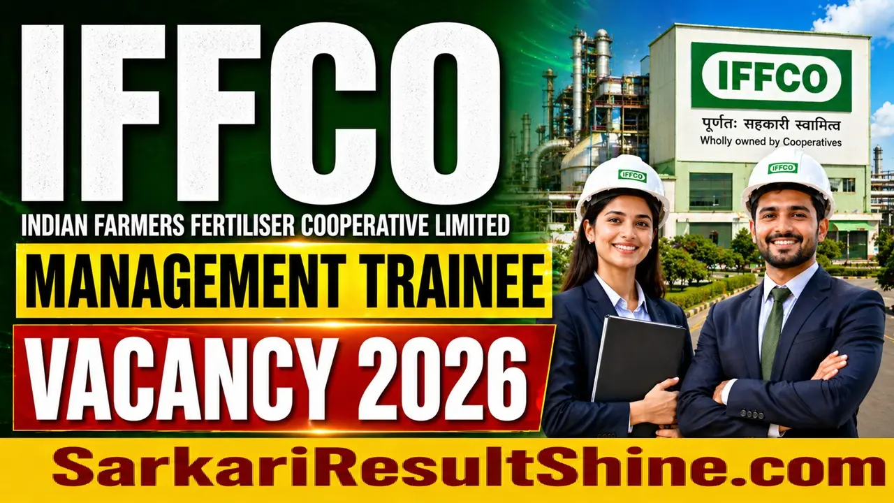 iffco management trainee vacancy 2026