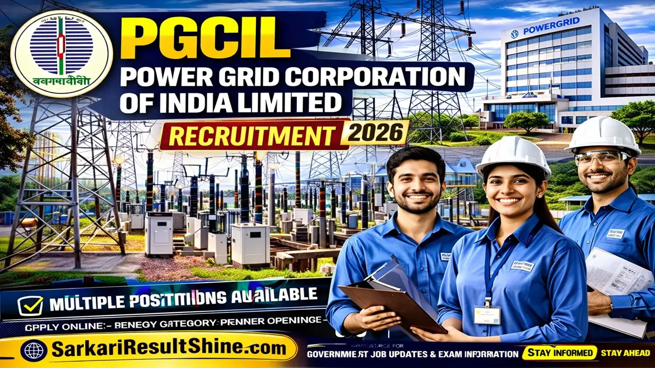 PGCIL Non-Executive Recruitment 2026