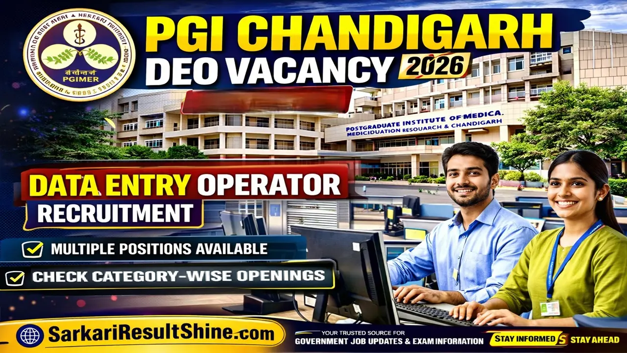 pgi chandigarh deo vacancy 2026