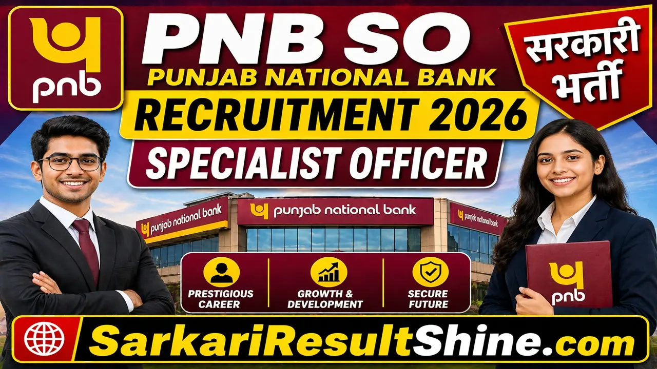 pnb so recruitment 2026
