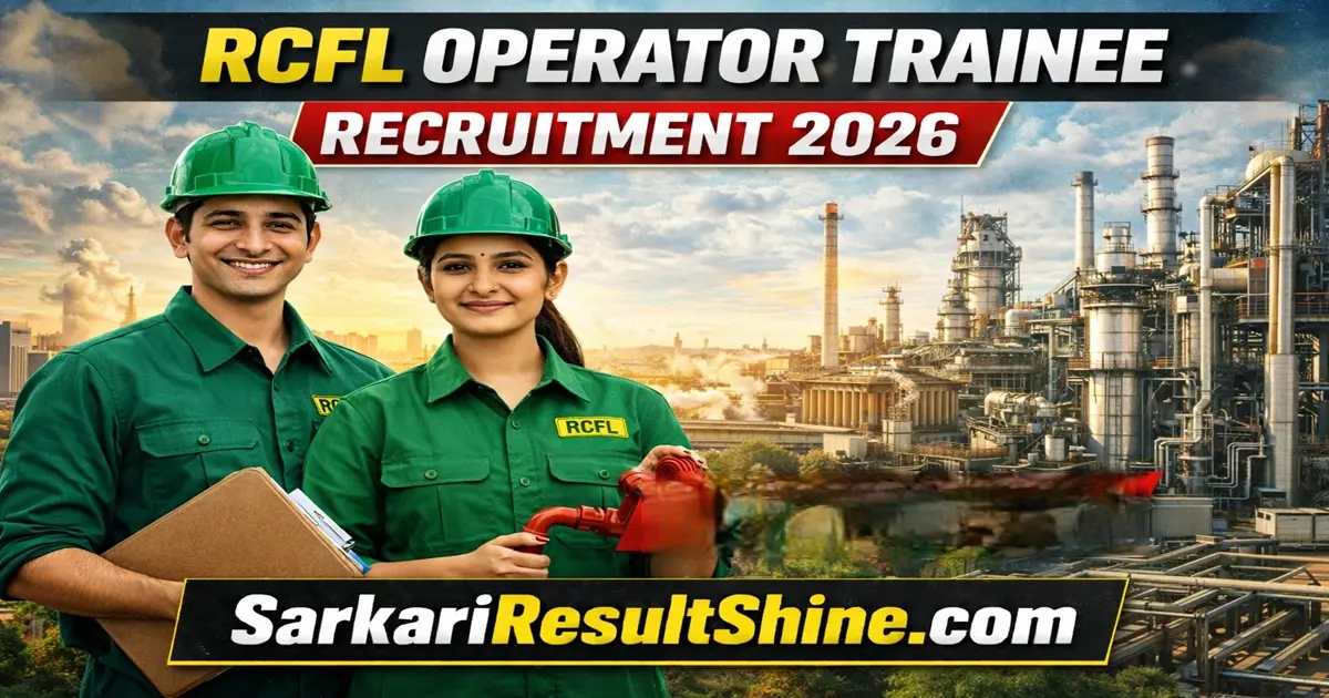 rcfl operator trainee recruitment 2026