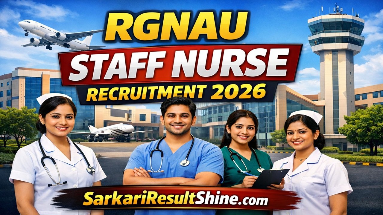 RGNAU Staff Nurse Recruitment 2026