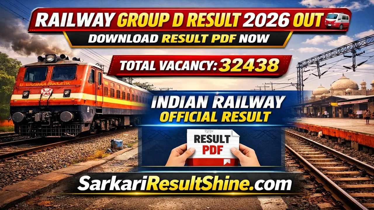 rrb group d result 2026 out