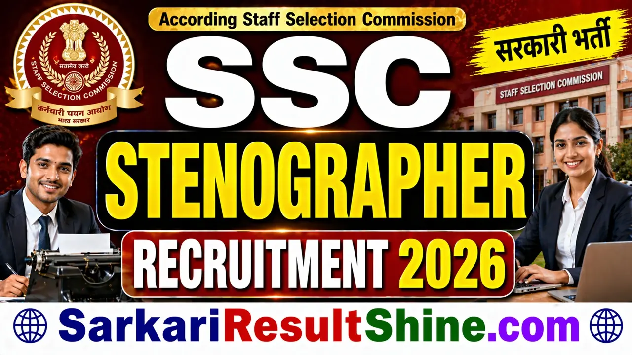 ssc stenographer recruitment 2026