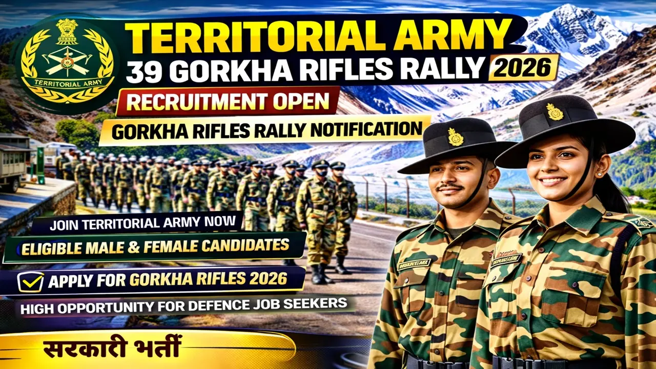 territorial army 39 gorkha rifles rally 2026